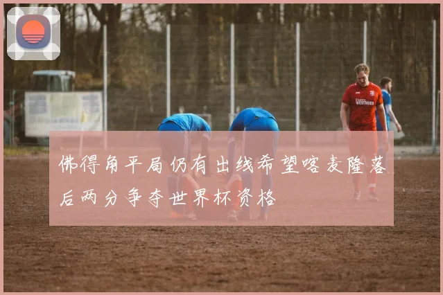 佛得角平局仍有出线希望喀麦隆落后两分争夺世界杯资格